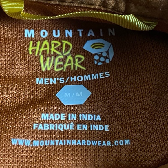 Mountain Hardwear Men's Long Sleeve Shirt Burnt Orange Size Medium - Picture 5 of 6